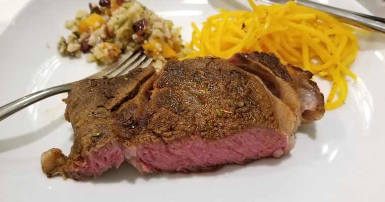 Sous vide steak