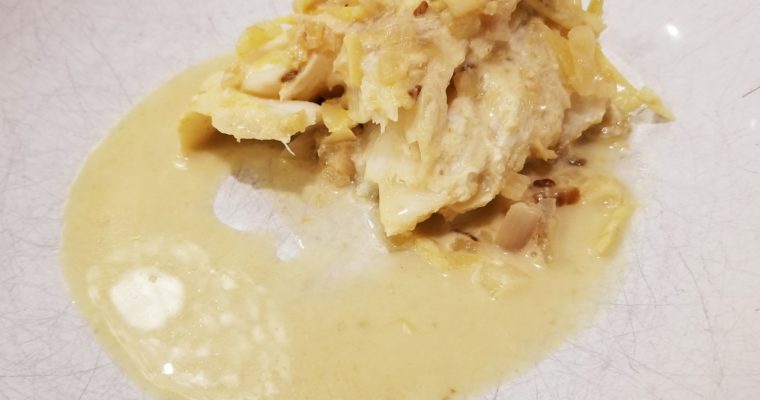 Kerala Style poached fish