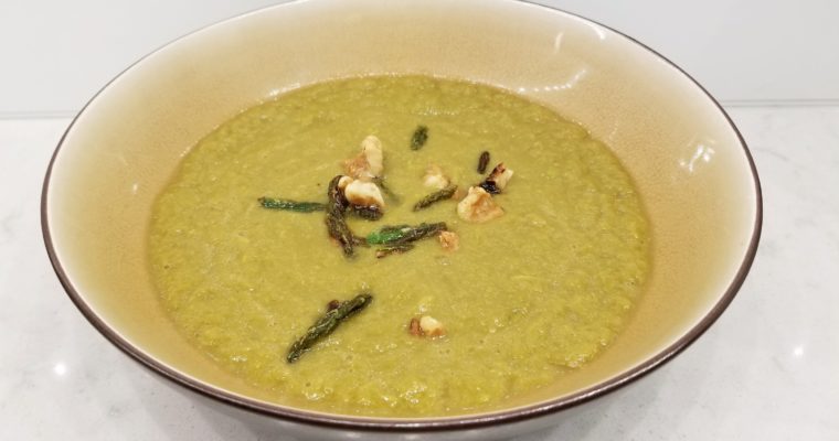 Vegan Asparagus Soup in IP