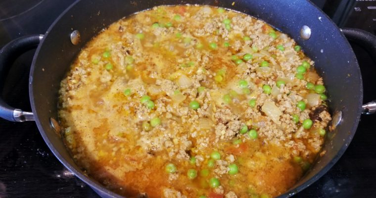 Turkey Keema Matar