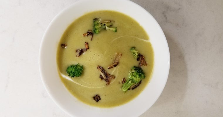 Broccoli Soup in IP Ace Blender