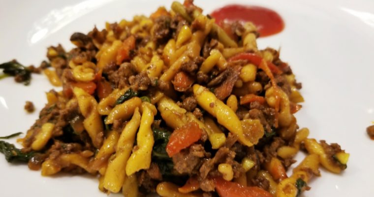 Weeknight Stir Fried Noodles with Lamb